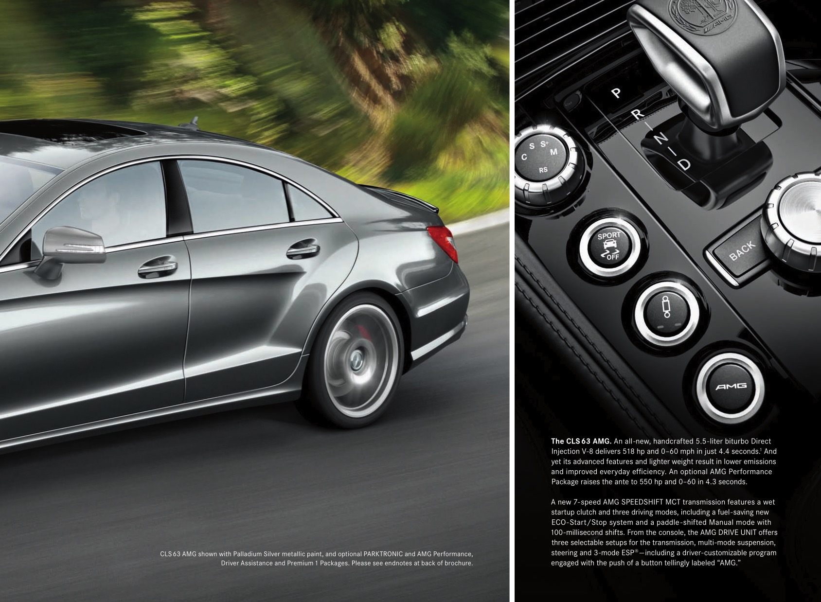 2012 Mercedes-Benz CLS-Class Brochure Page 1